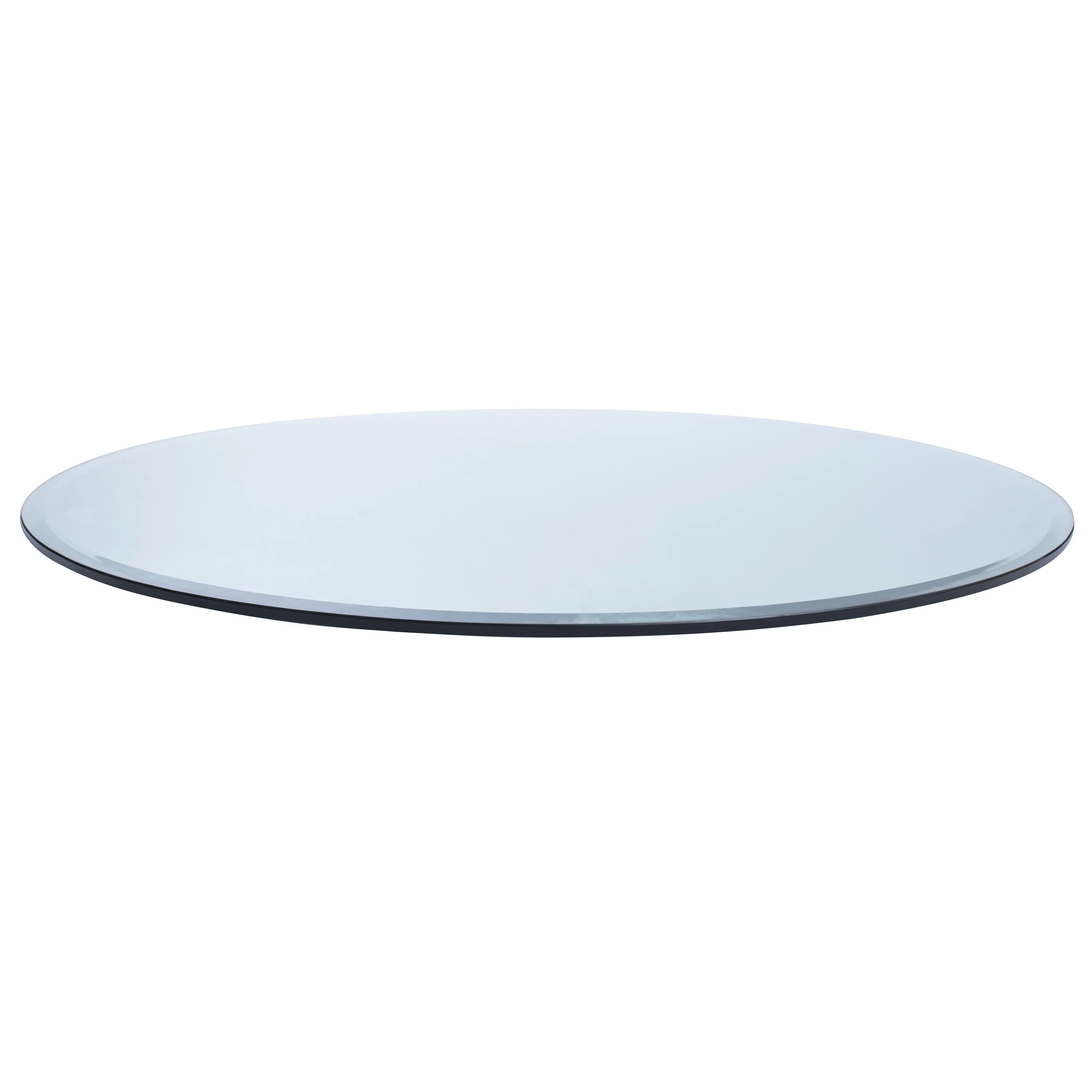 16" Round Clear Glass Table Tops