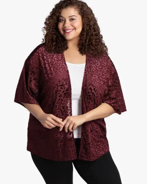 Acantha Kimono | Burgundy