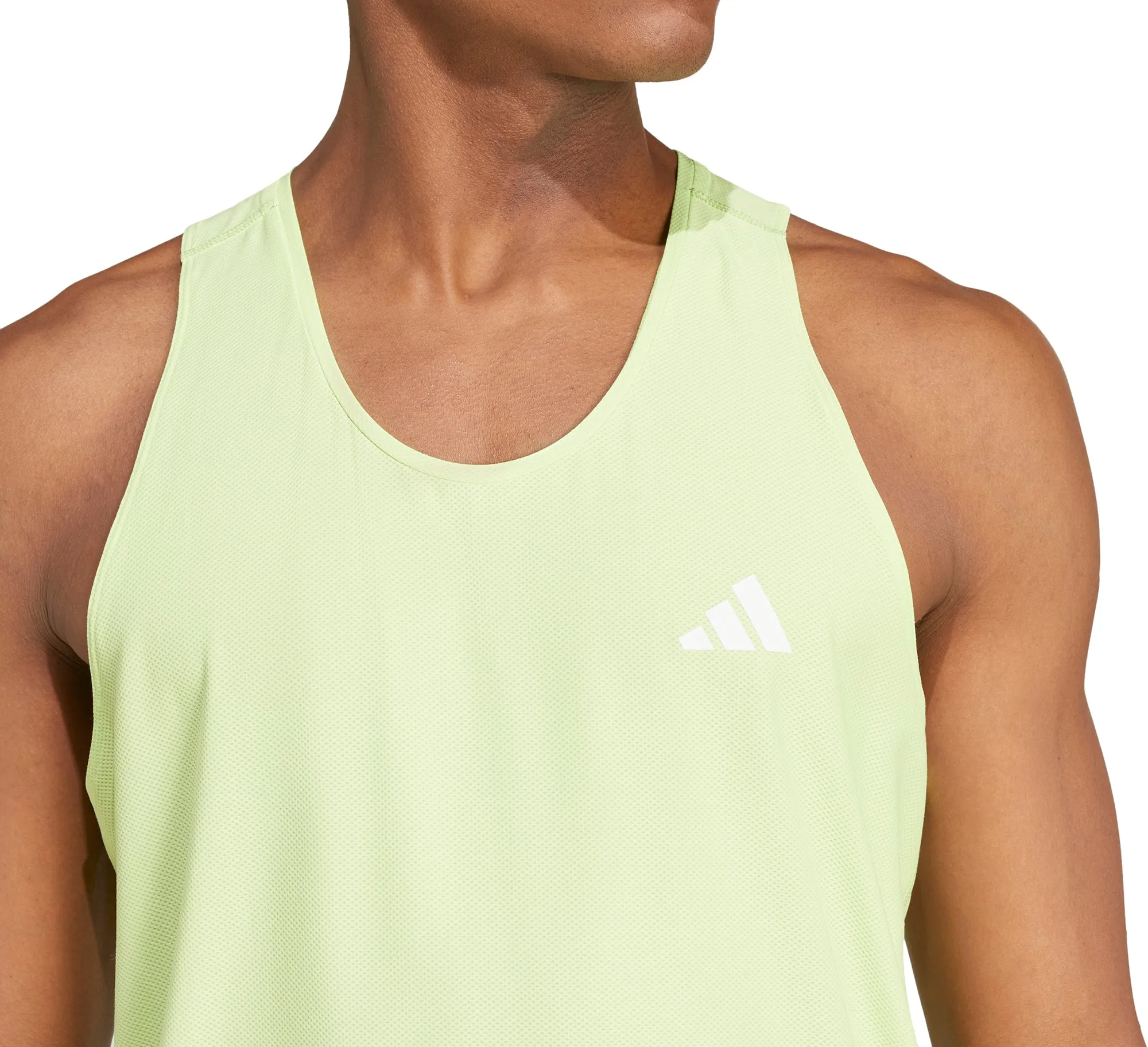 adidas Own The Run Mens Running Vest - Green