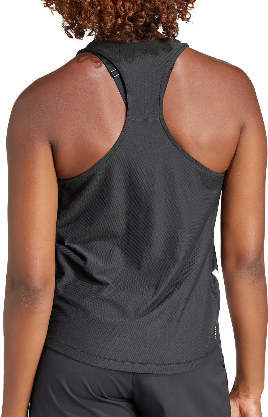 adidas Own The Run Womens Running Vest Tank Top - Black