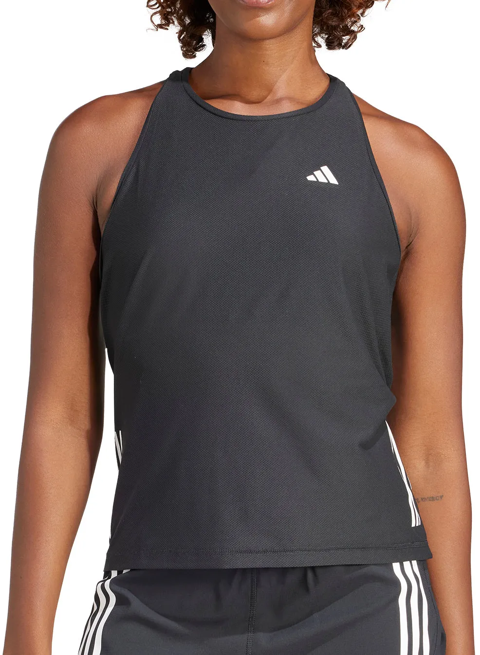 adidas Own The Run Womens Running Vest Tank Top - Black