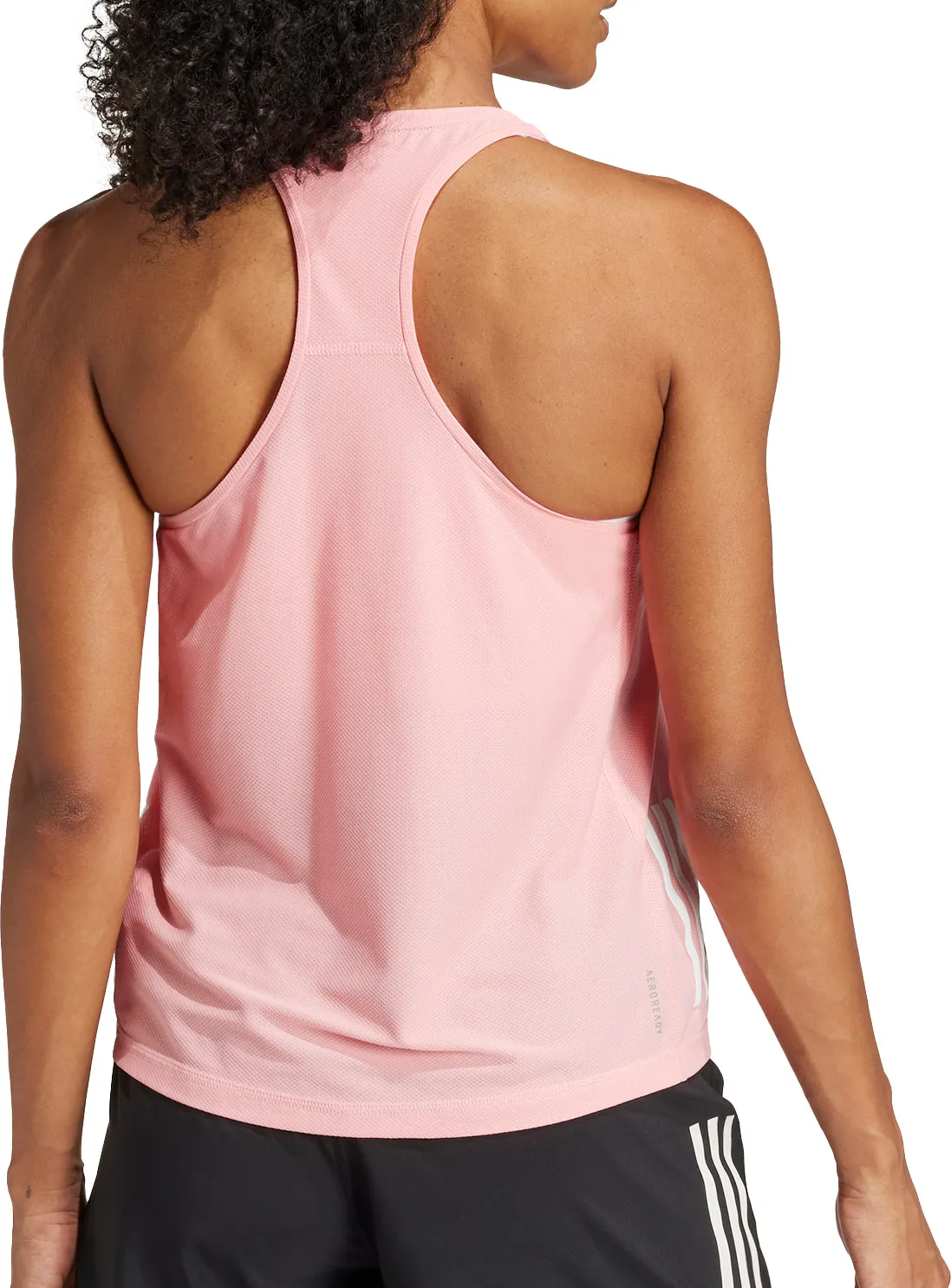 adidas Own The Run Womens Running Vest Tank Top - Pink