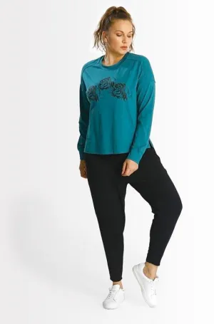 Amara Boxy Crew // Teal