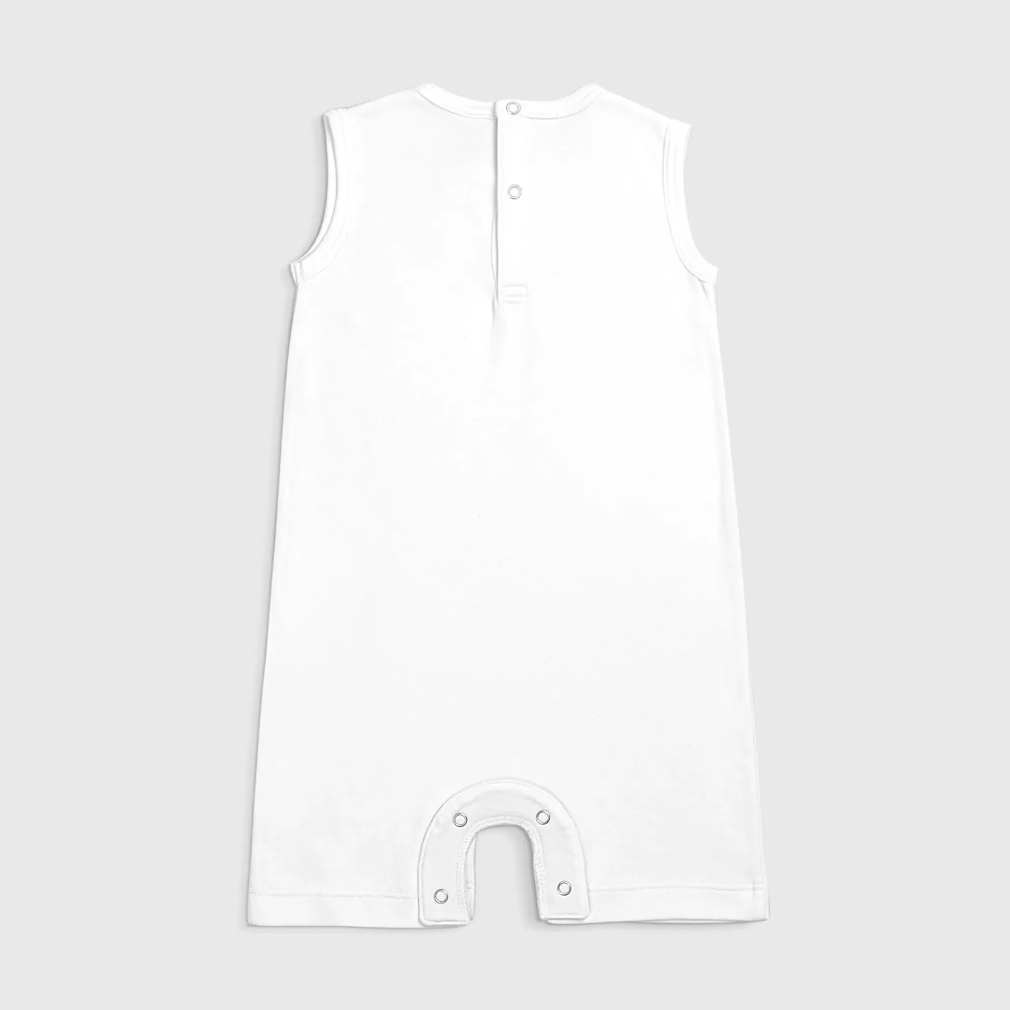 Baby Boy Organic Pima Cotton Sleeveless Romper