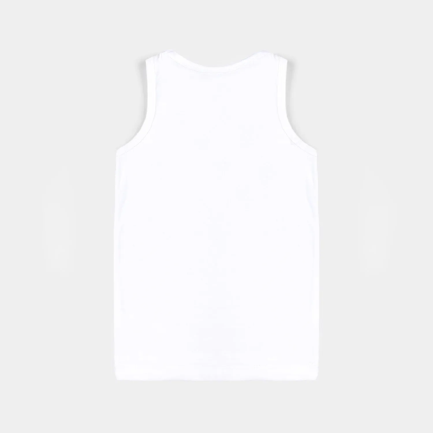 Boys Cotton Jersey Vest 2 Pcs-White