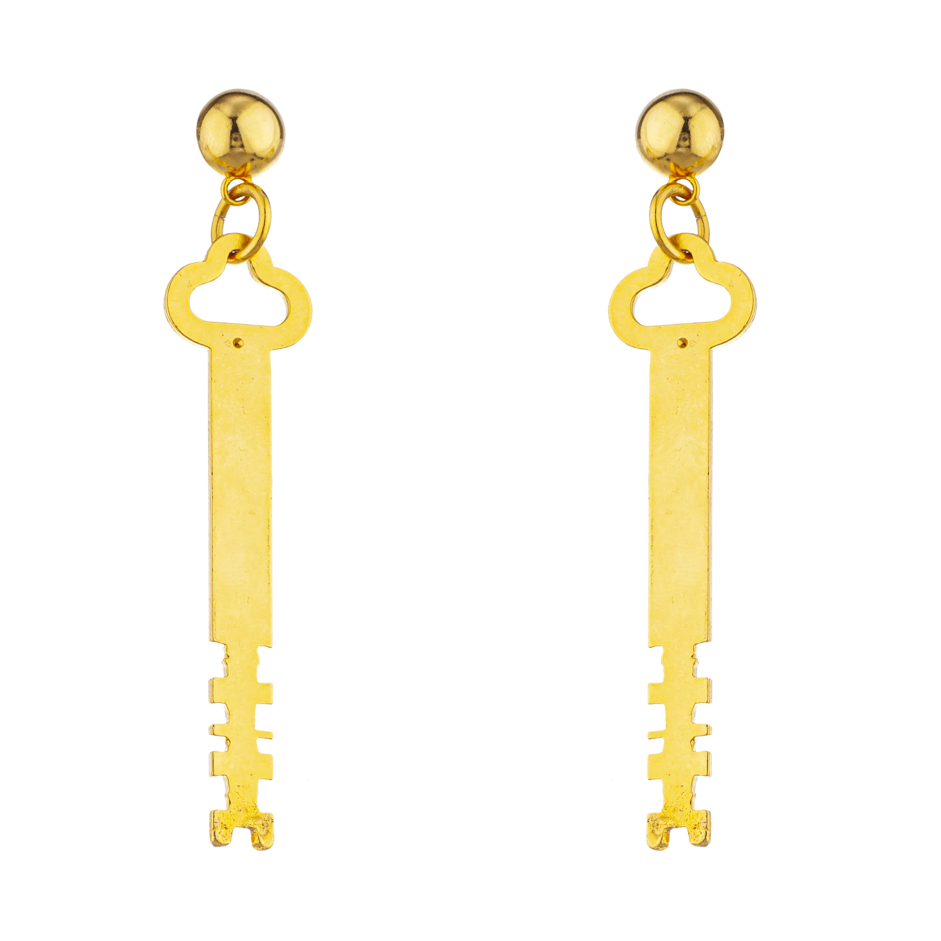 CLOVER KEY EARRINGS