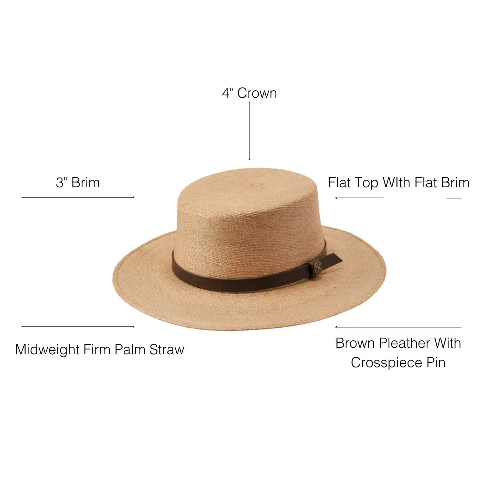 Cozumel | Womens Wide Brim Straw Sun Hat