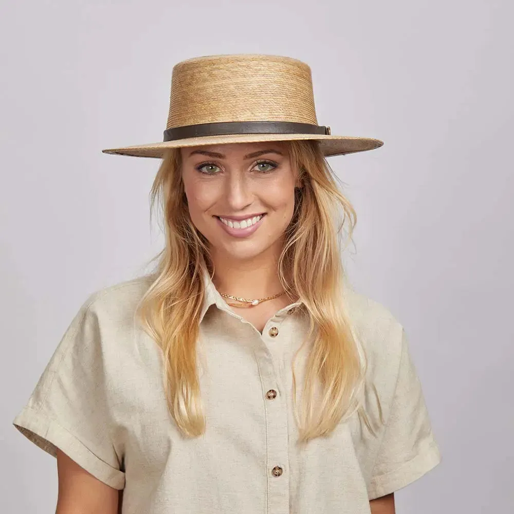 Cozumel | Womens Wide Brim Straw Sun Hat