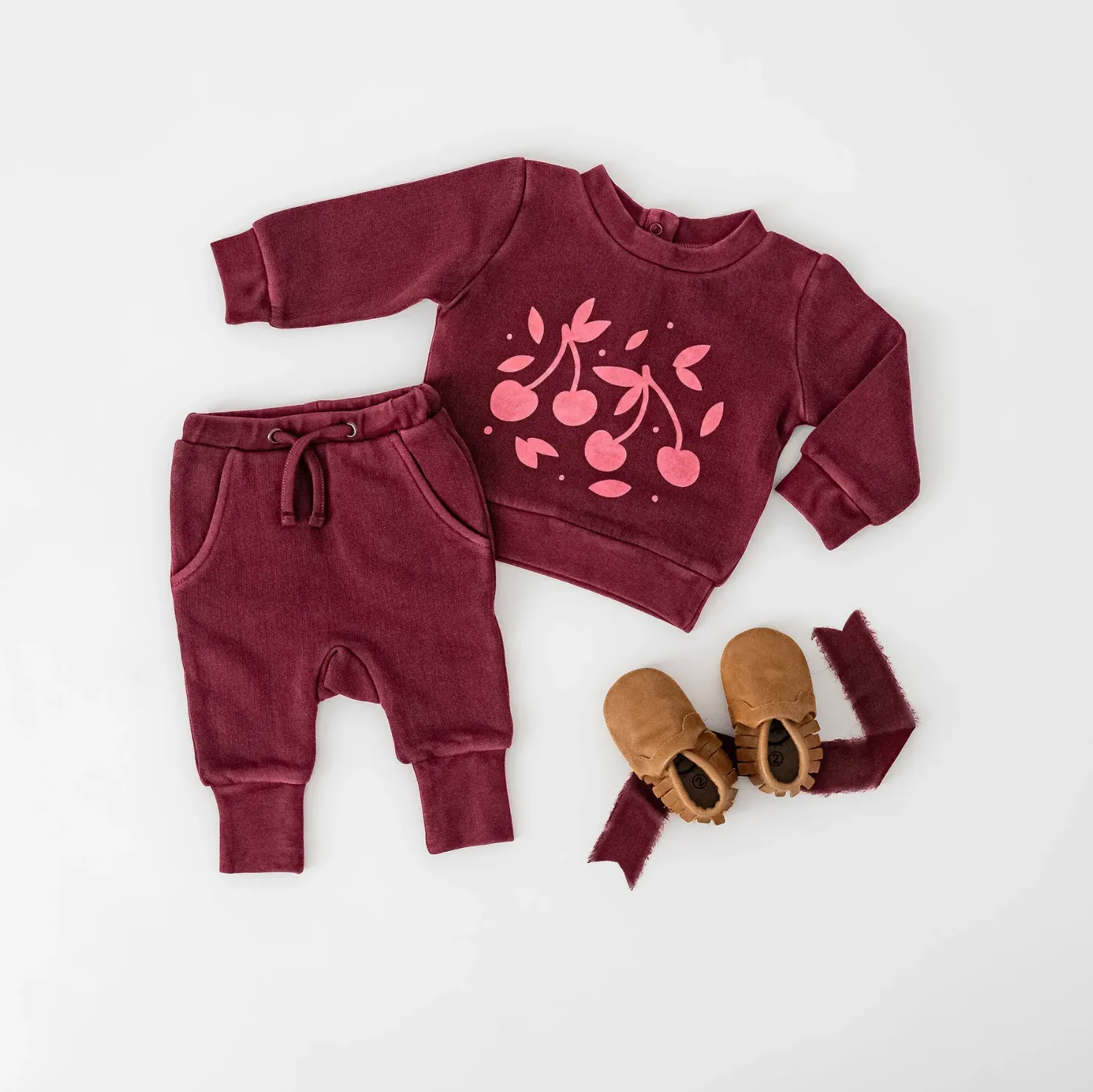 Cozy Graphic Sweatshirt & Jogger Set