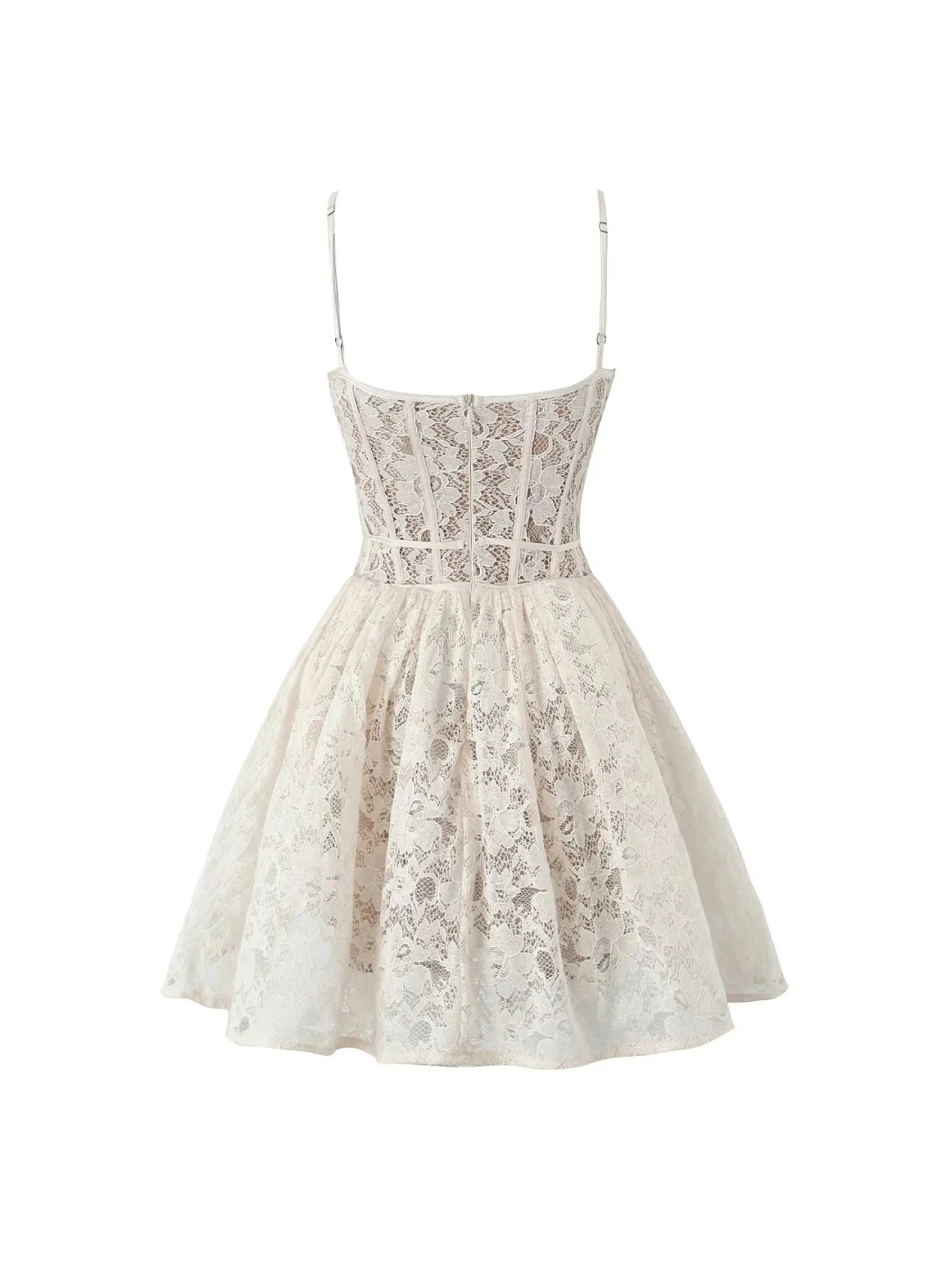 Daphne Lace Corset Mini Dress