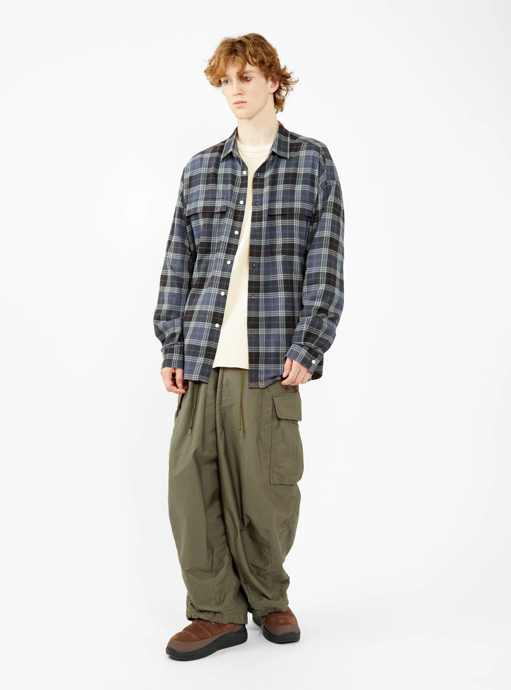 Flannel Shirt Grey Check