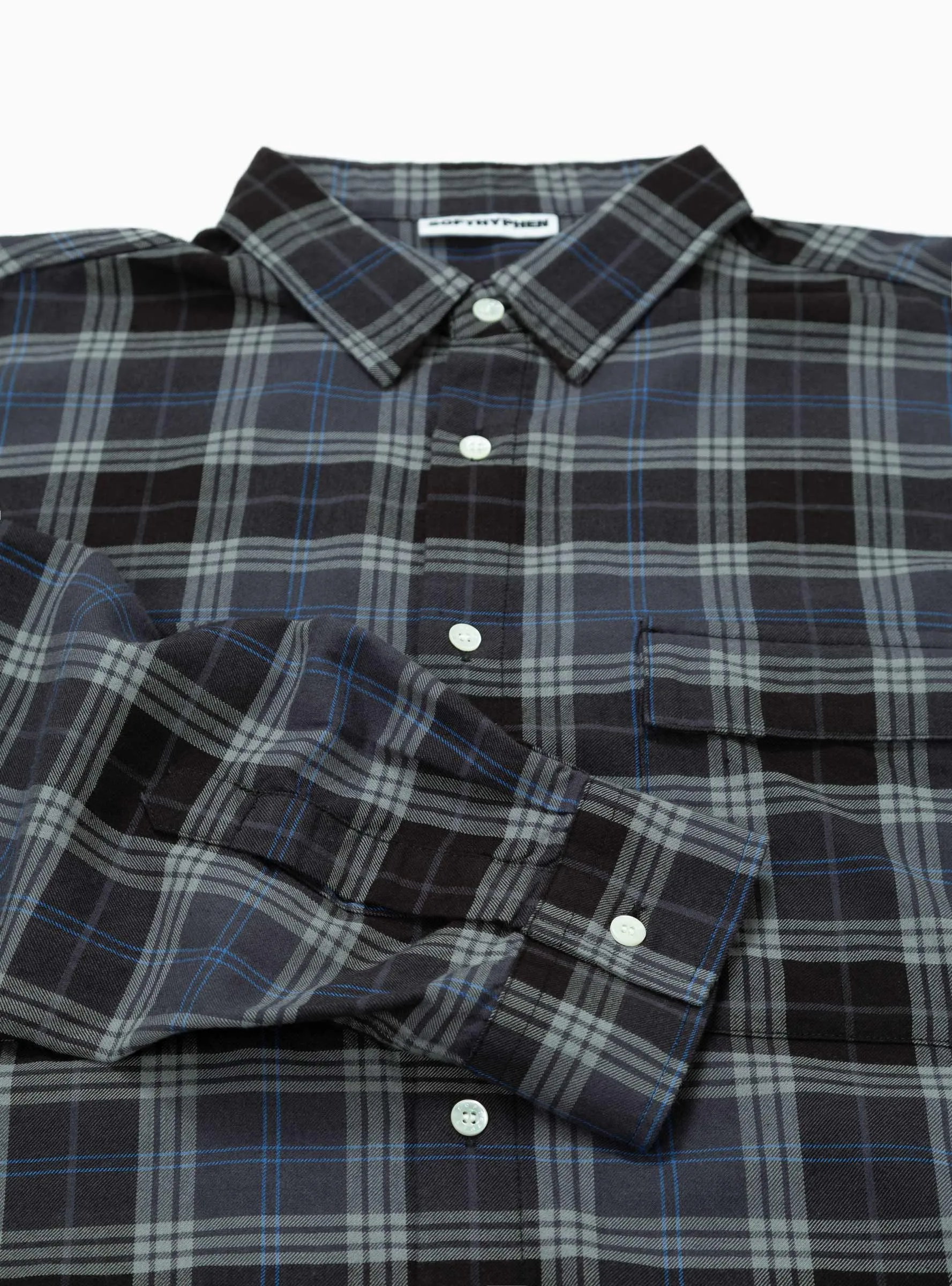 Flannel Shirt Grey Check