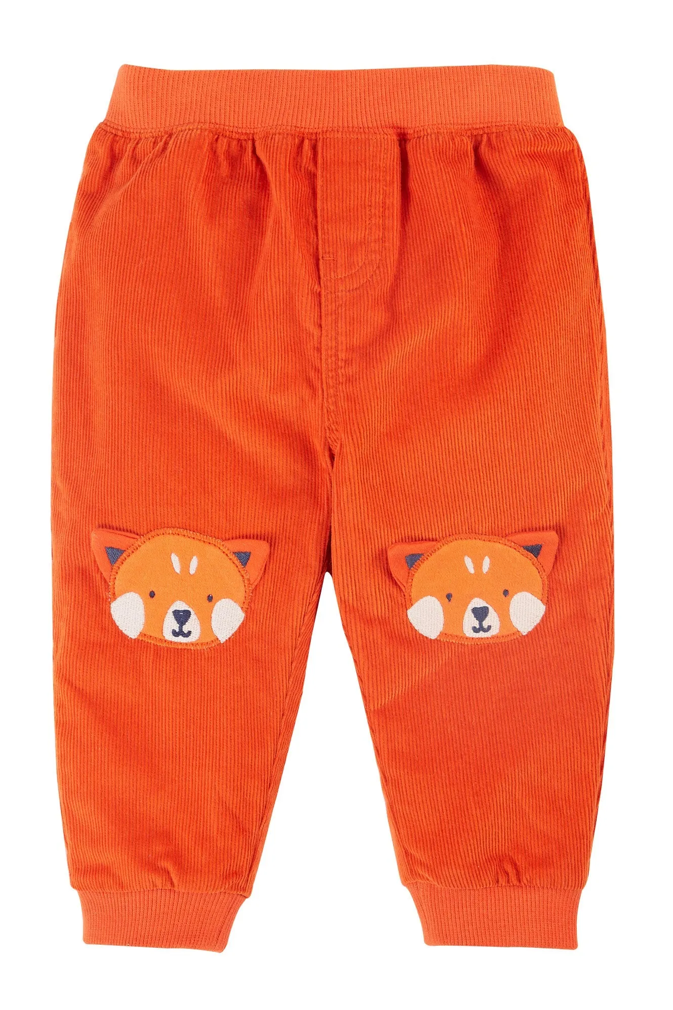 Frugi Cassius Cord Trousers - Bonfire/Red Panda