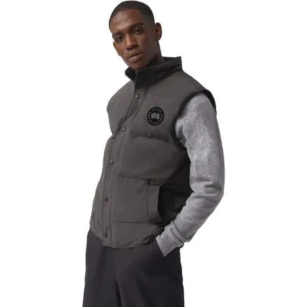 Garson Black Label Men's Canada Goose Vest, Coastal Gray