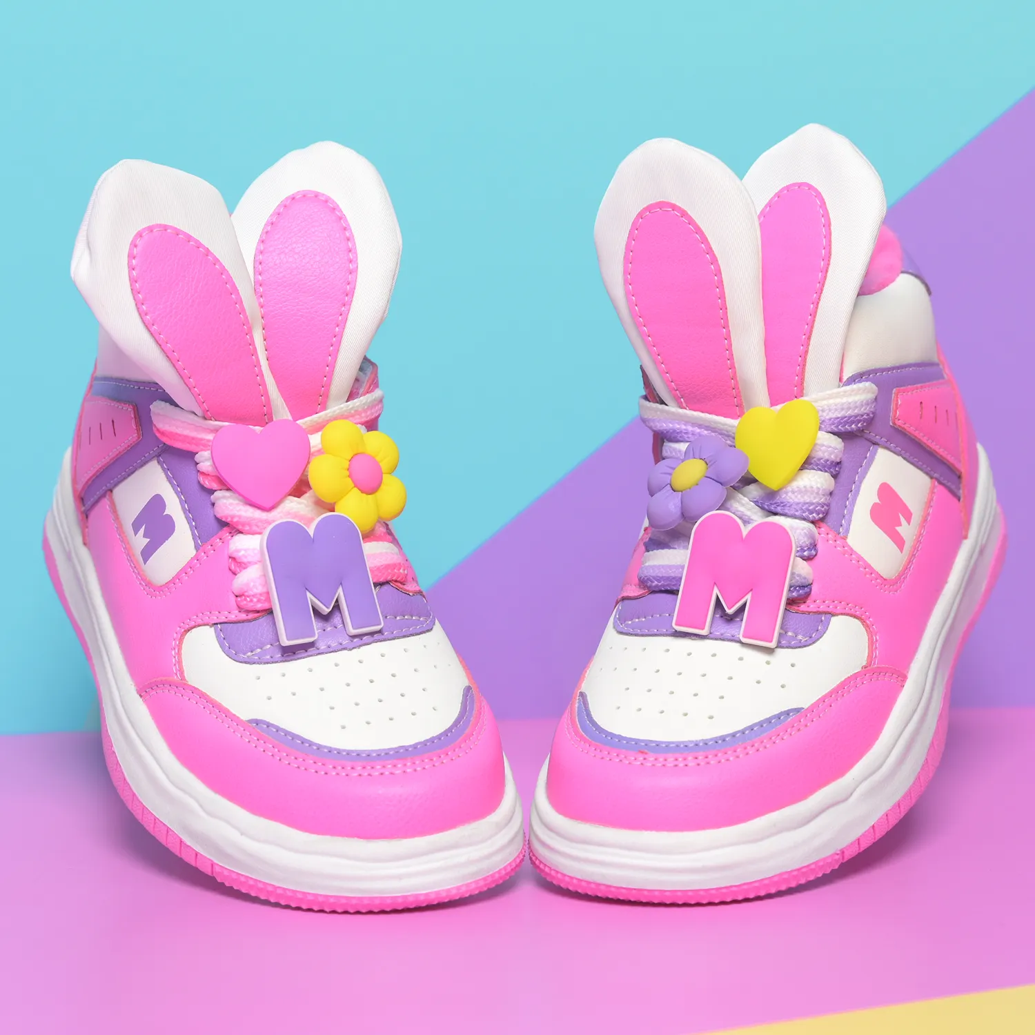 HOP HOP HI TOPS - PINK