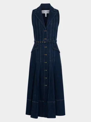 Livi Dress in Indigo