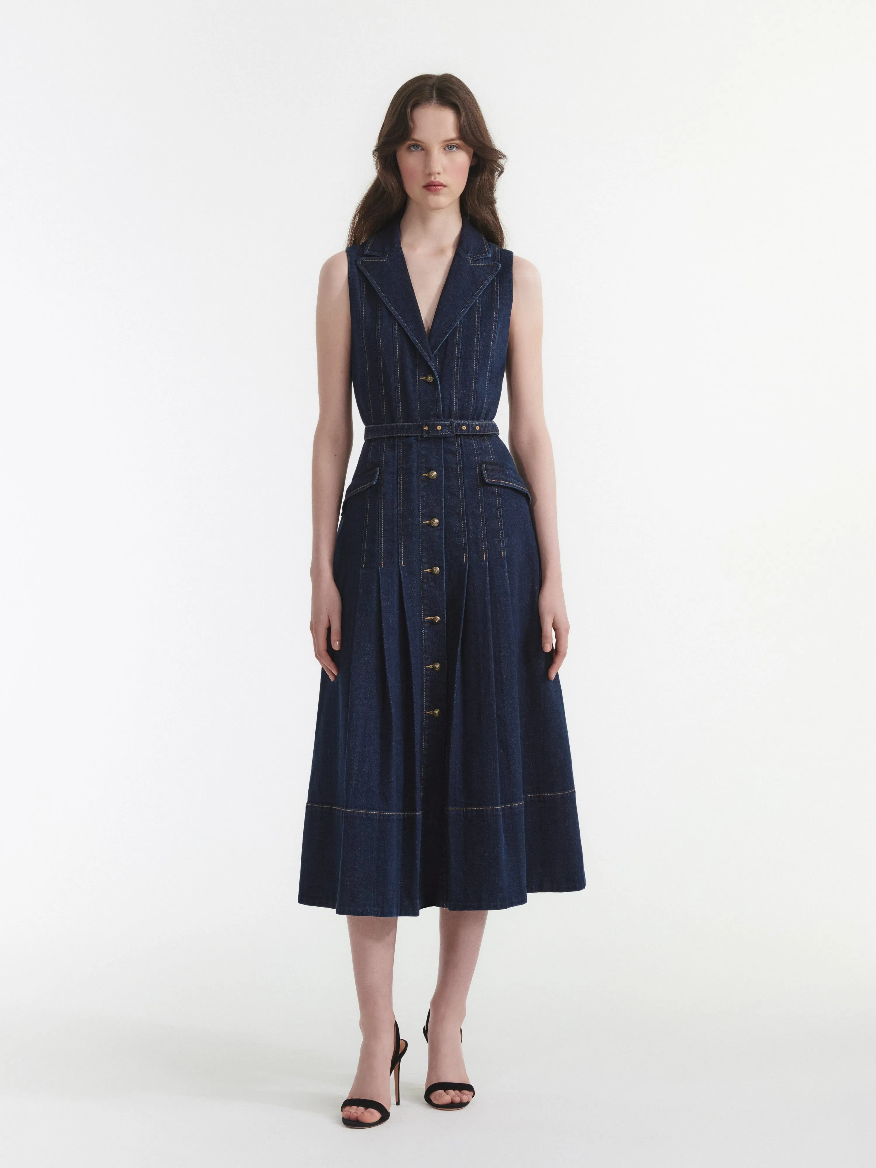 Livi Dress in Indigo