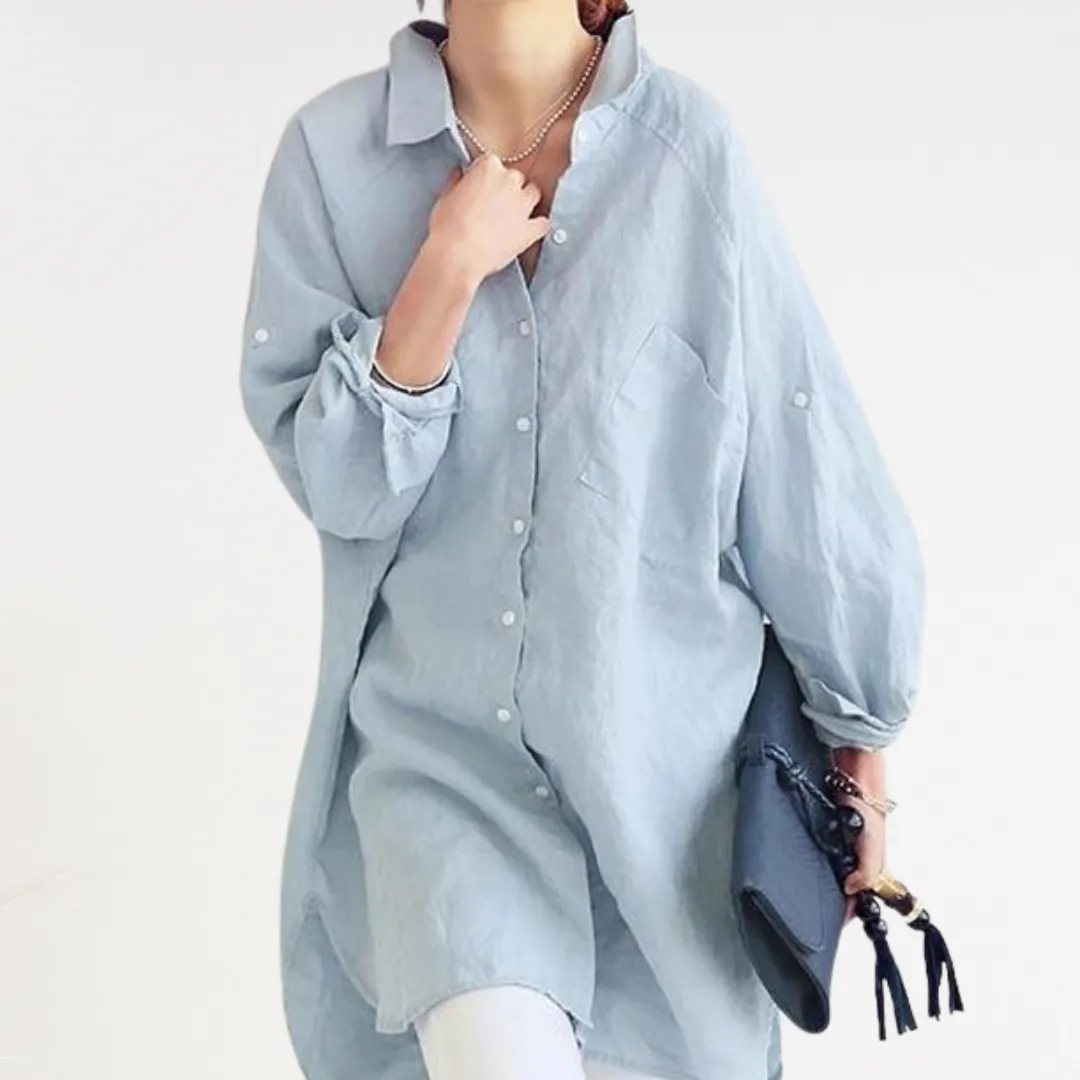 Loose Button-Down Shirt