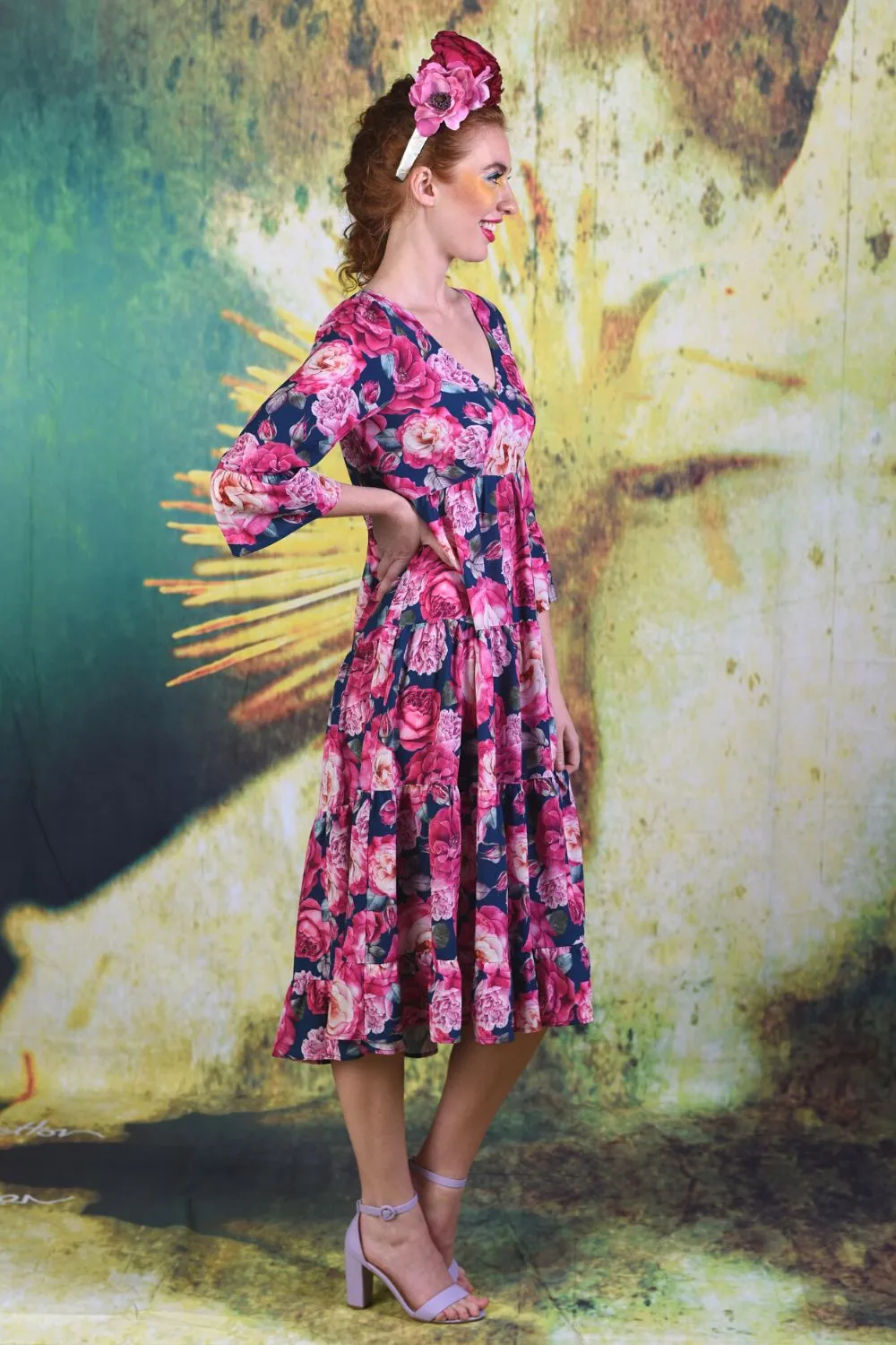 Magic Aster Dress - Rose | SALE