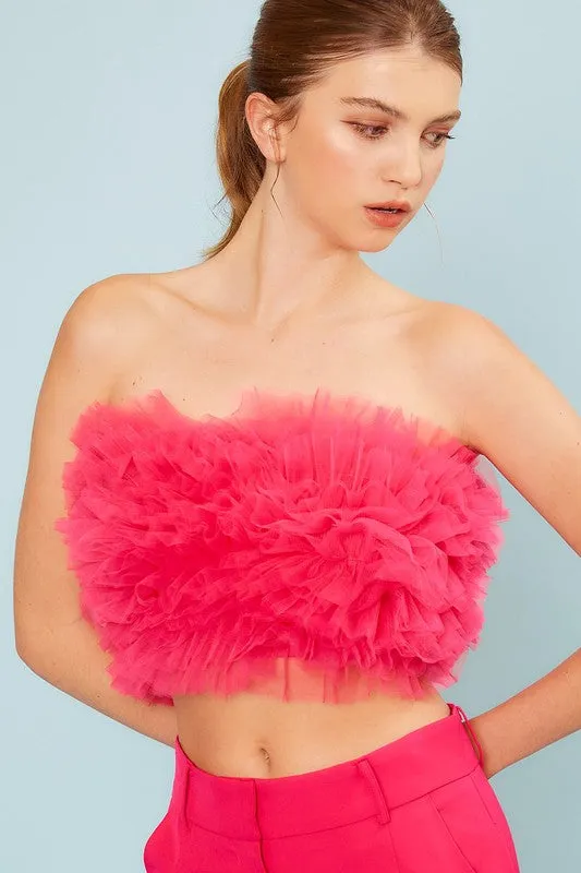 Micheline tube top (Fuchsia)