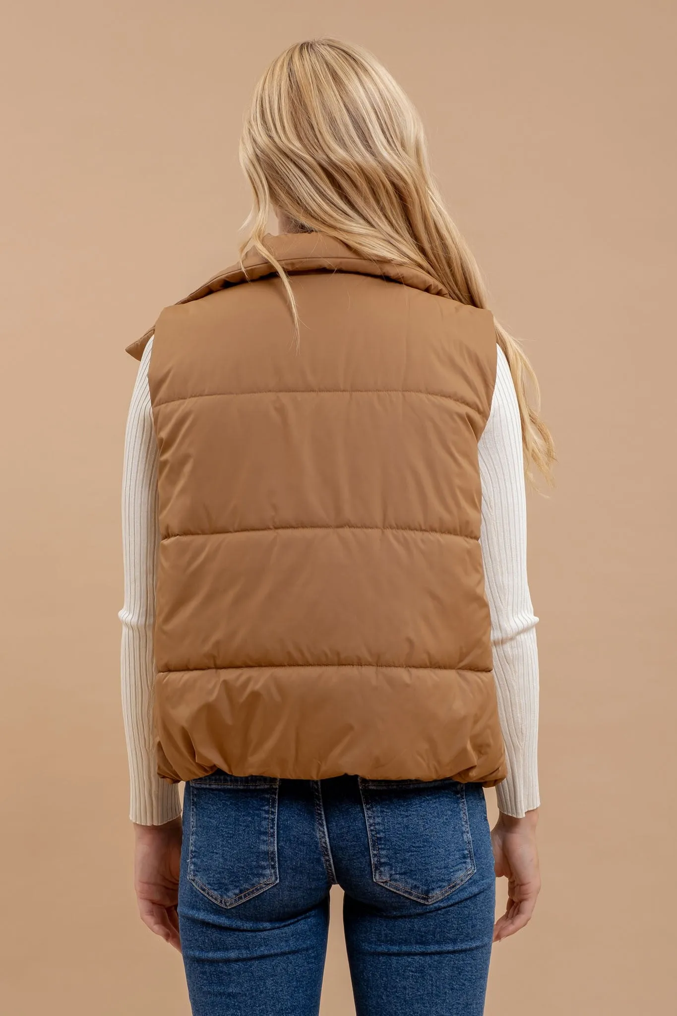 Mountainside Moment Asymmetrical Puffer Vest