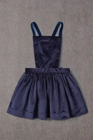 Nellystella Ella Girls Dress - Navy Velvet