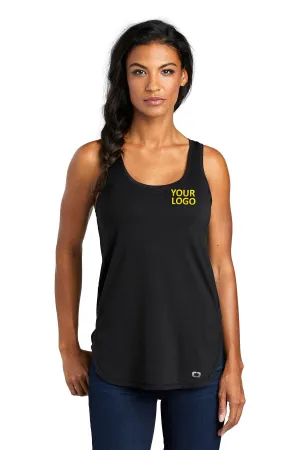 OGIO Ladies Luuma Branded Tank Tops, Blacktop