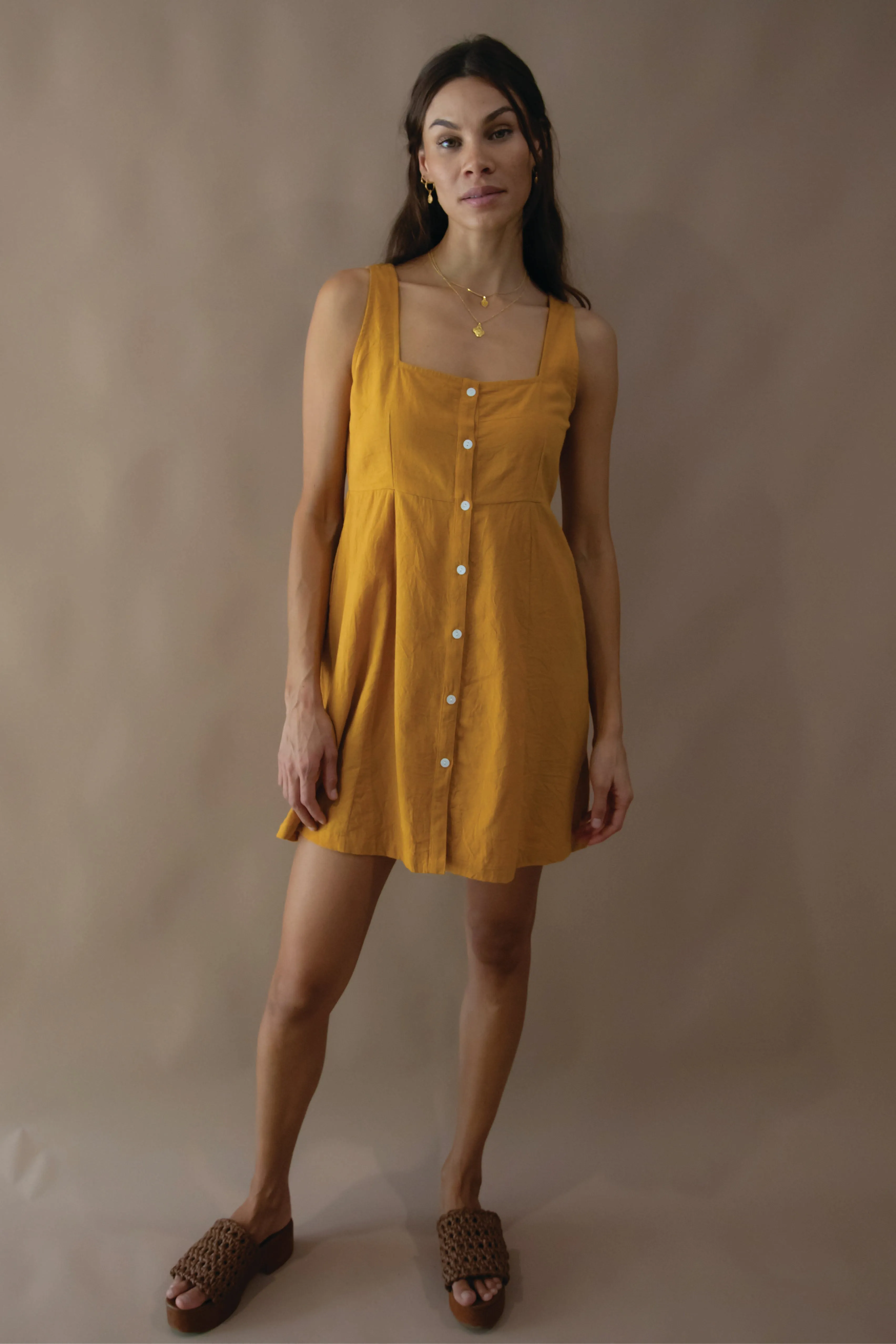 Remi Mini Dress - Honey