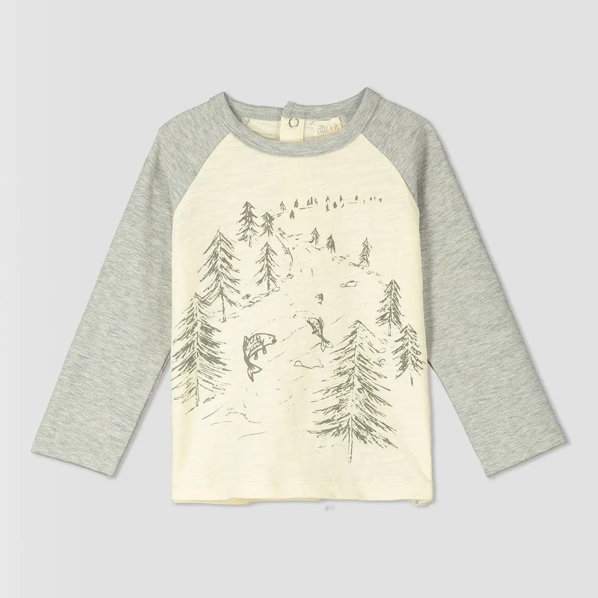 Ruan t-shirt in ivory trees