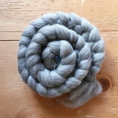 Shetland grey. British Wool Tops