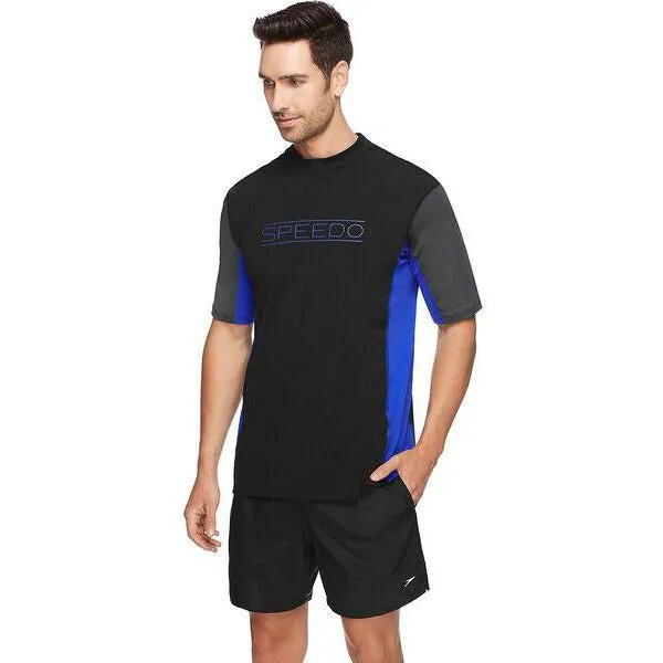 Speedo Mens Motion Relaxed Short Sleeve Rashie