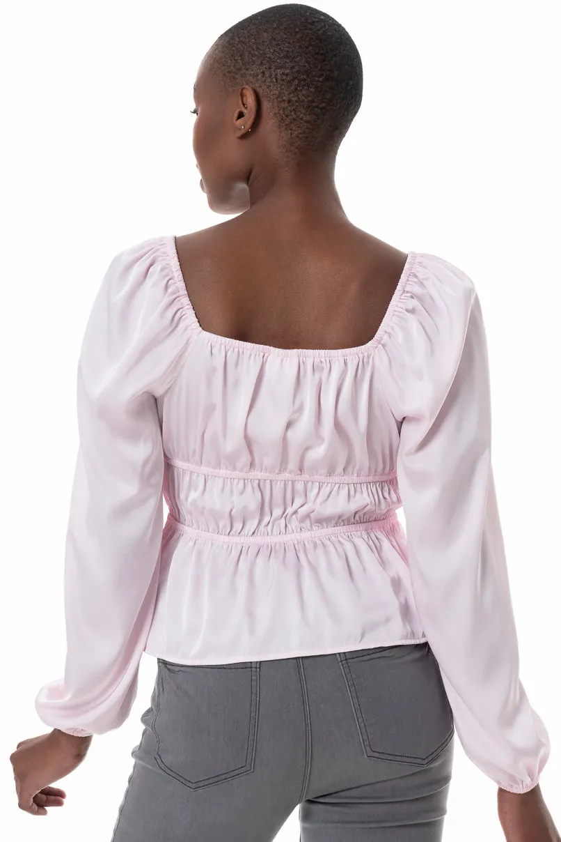 Sweatheart Top _ 145730 _ Pale Pink