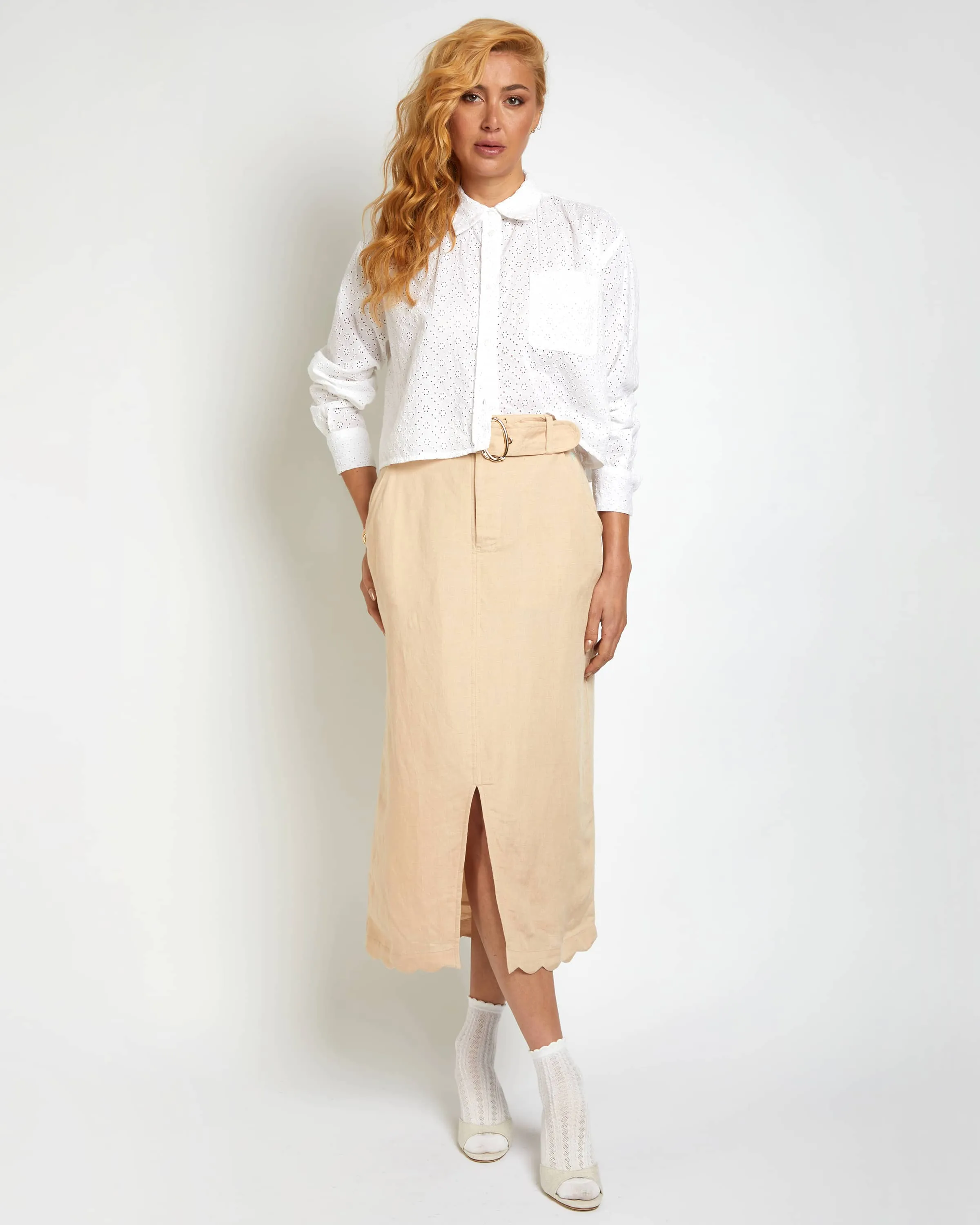 THE SARITA SKIRT NATURAL