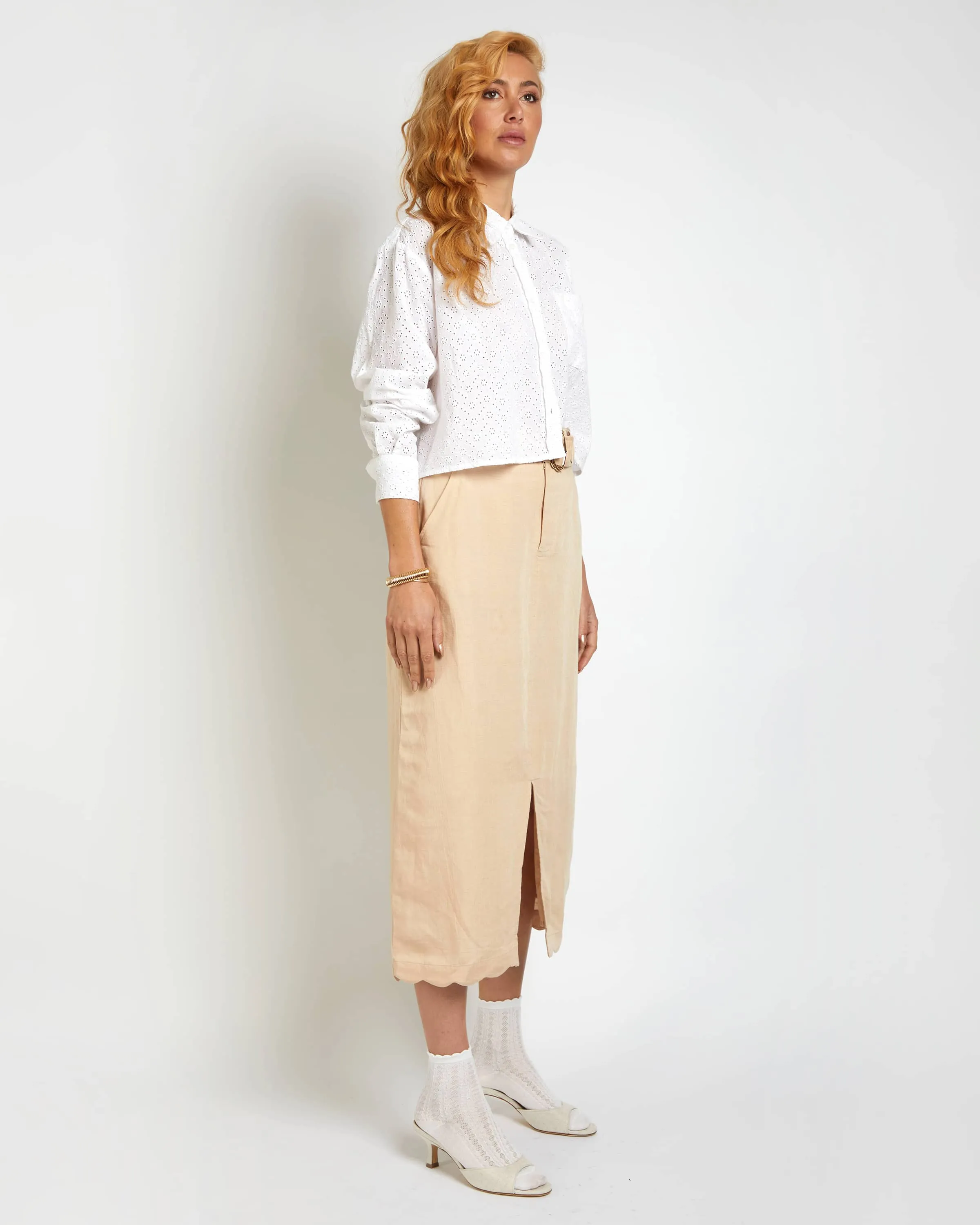 THE SARITA SKIRT NATURAL