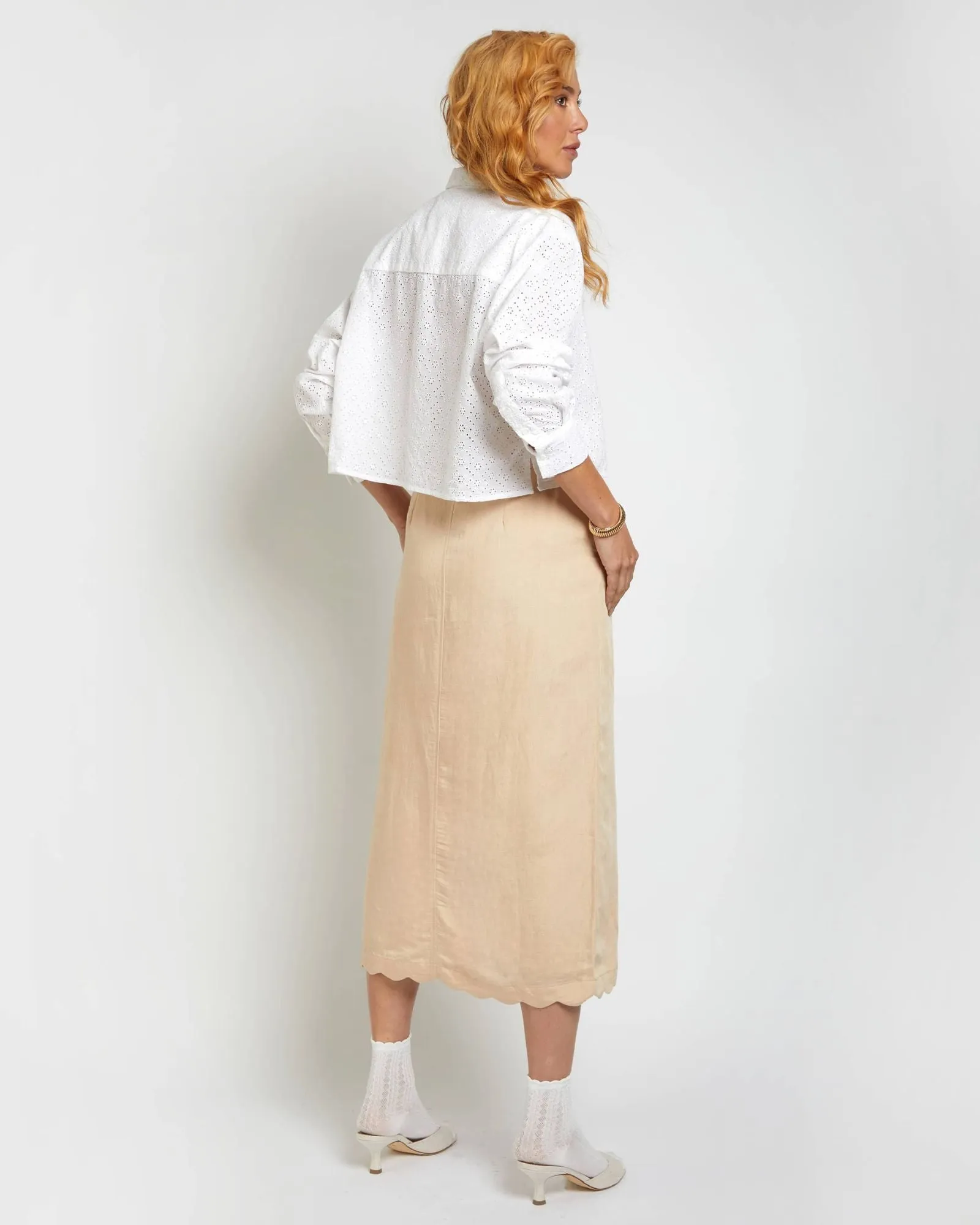 THE SARITA SKIRT NATURAL