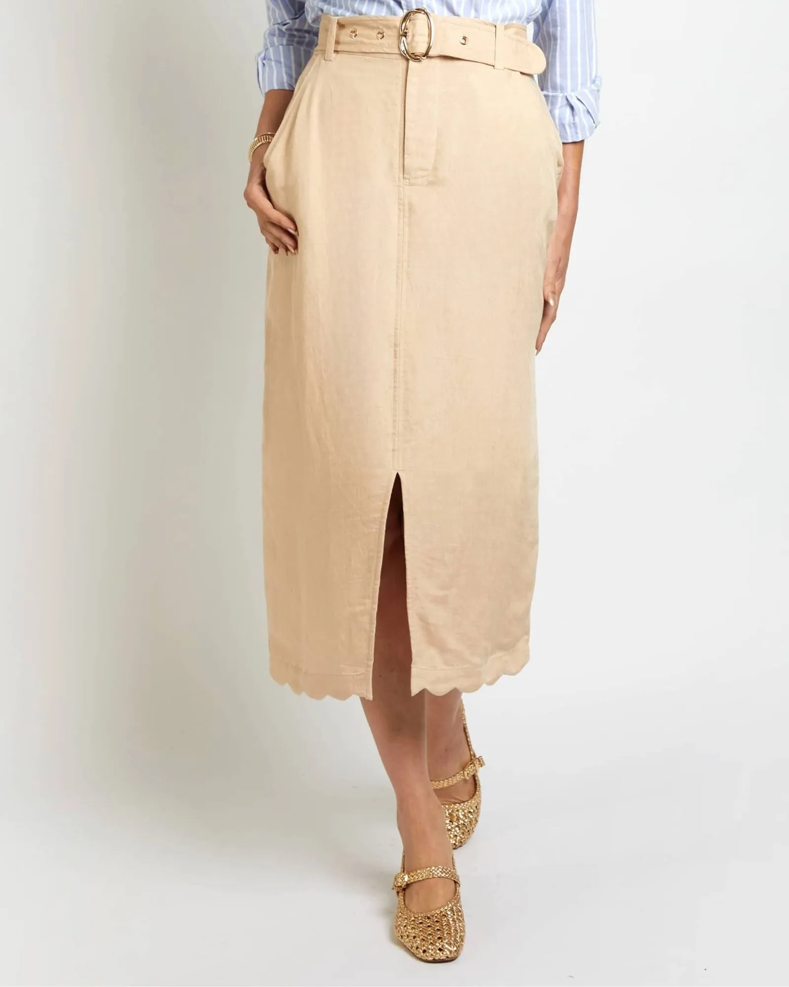 THE SARITA SKIRT NATURAL