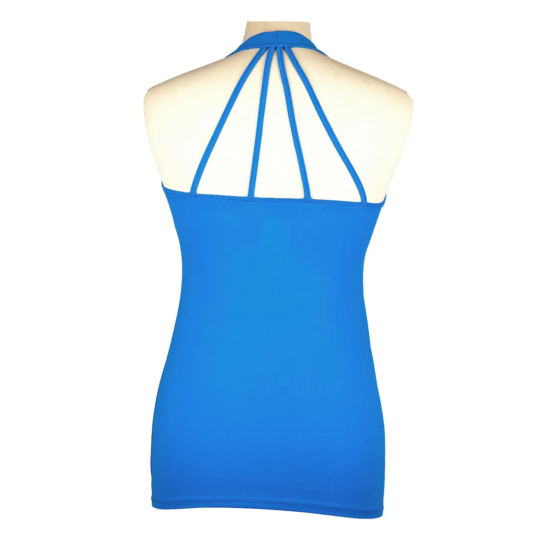 ZAAZEE Ariana Fitness Vest-Sky Blue